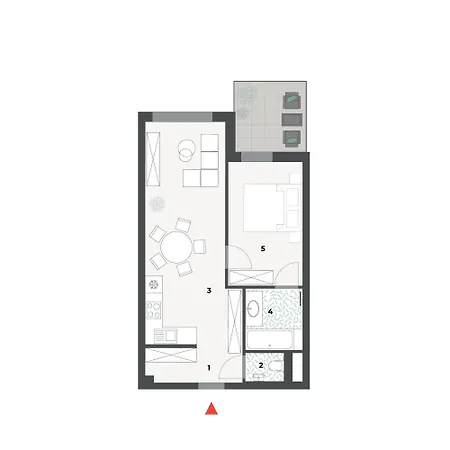 Coho City Apartments Mit Hauseigener Tiefgarage Vienna Room photo